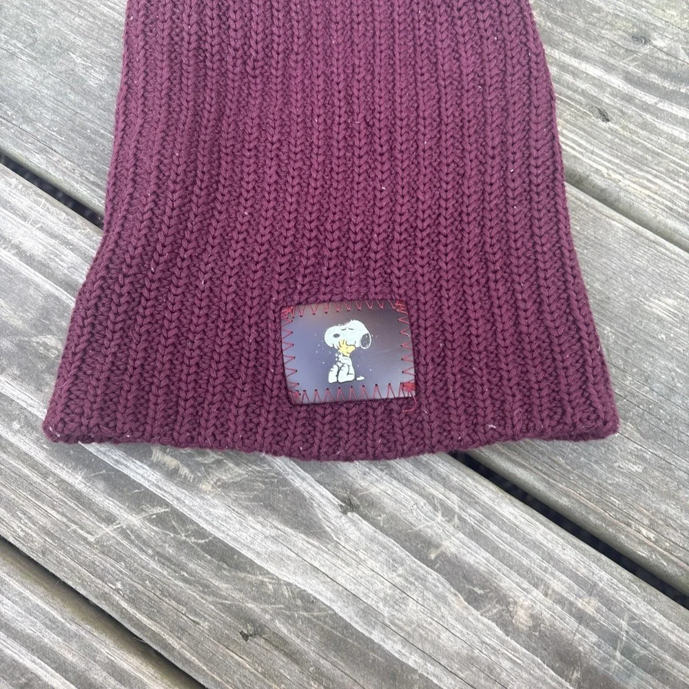 Peanuts Snoopy X Love Your Melon Slouch Beanie Knit Winter USA Cotton